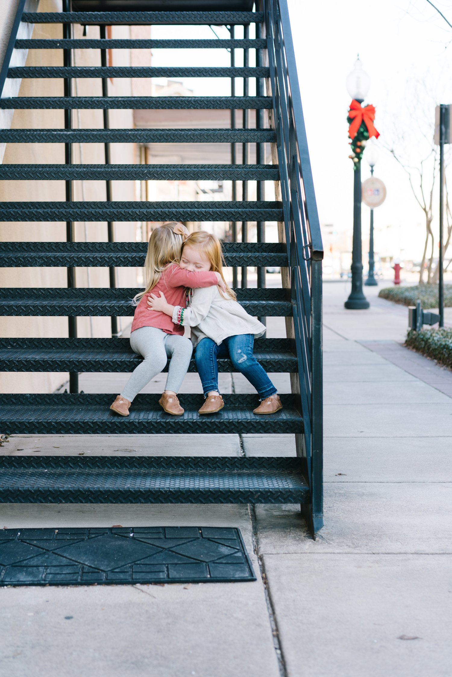 Picture of girls in Downtown Bryan, Texas