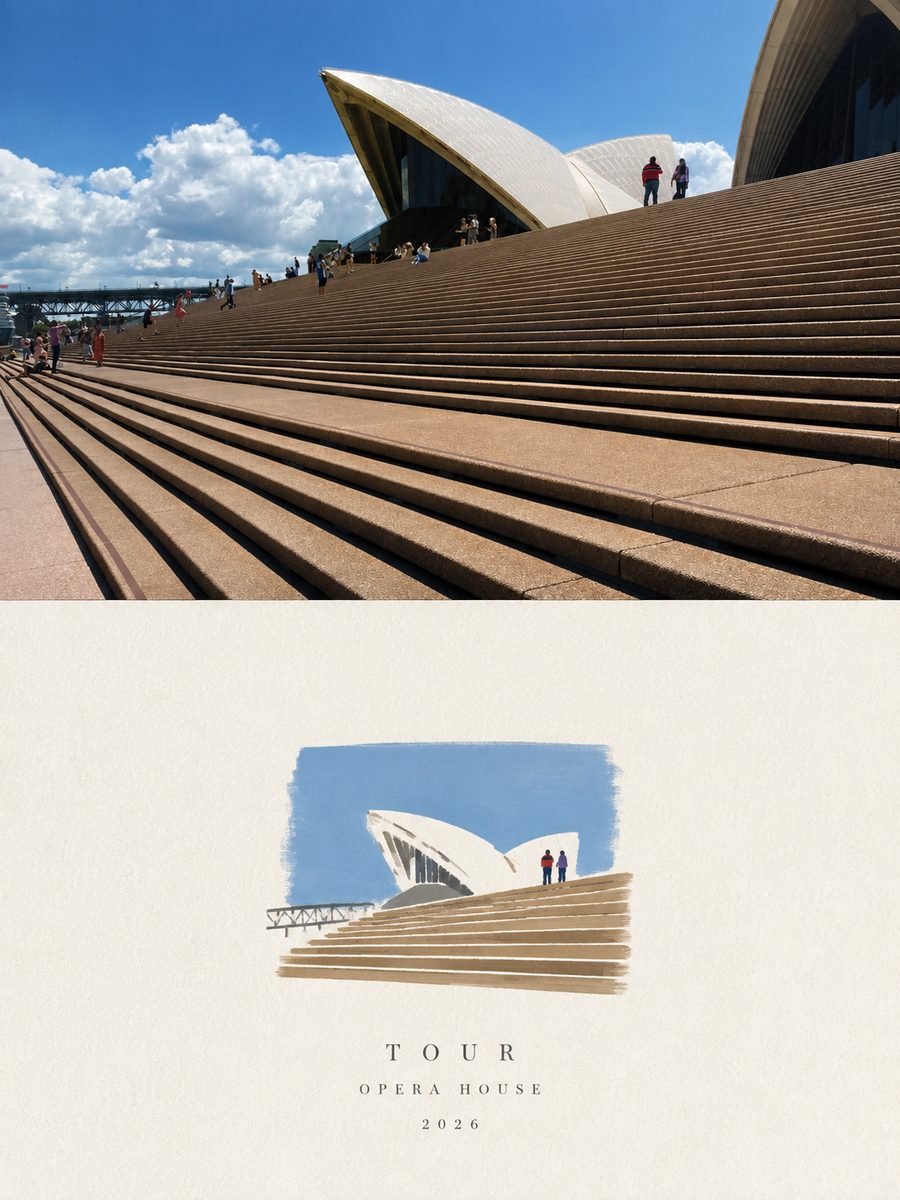 The Sydney Opera House at Circular Quay