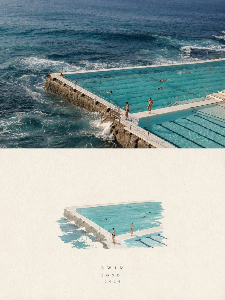The Bondi Icebergs ocean pool at the south end of Bondi Beach